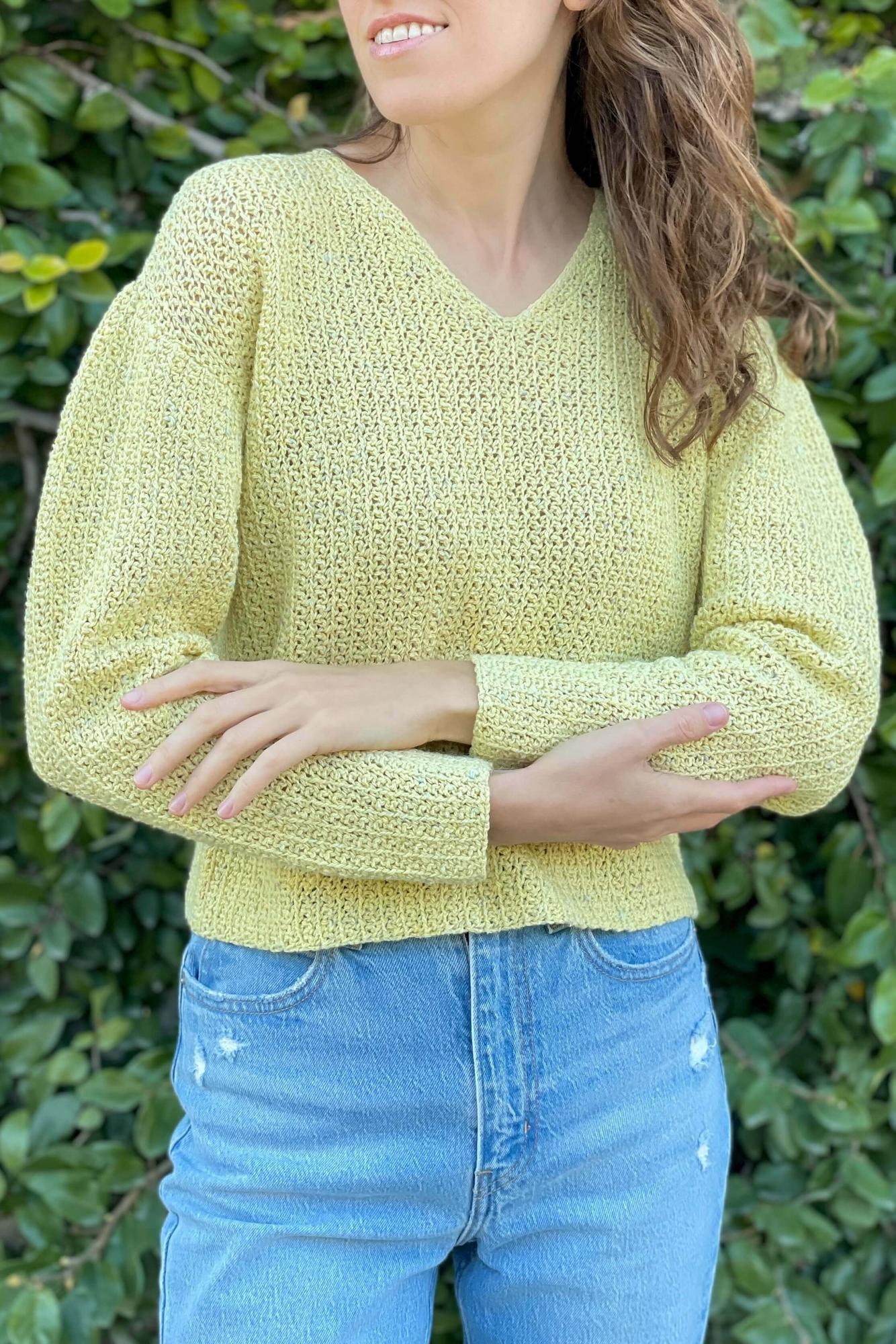 МК "Пуловер Tulip" крючком