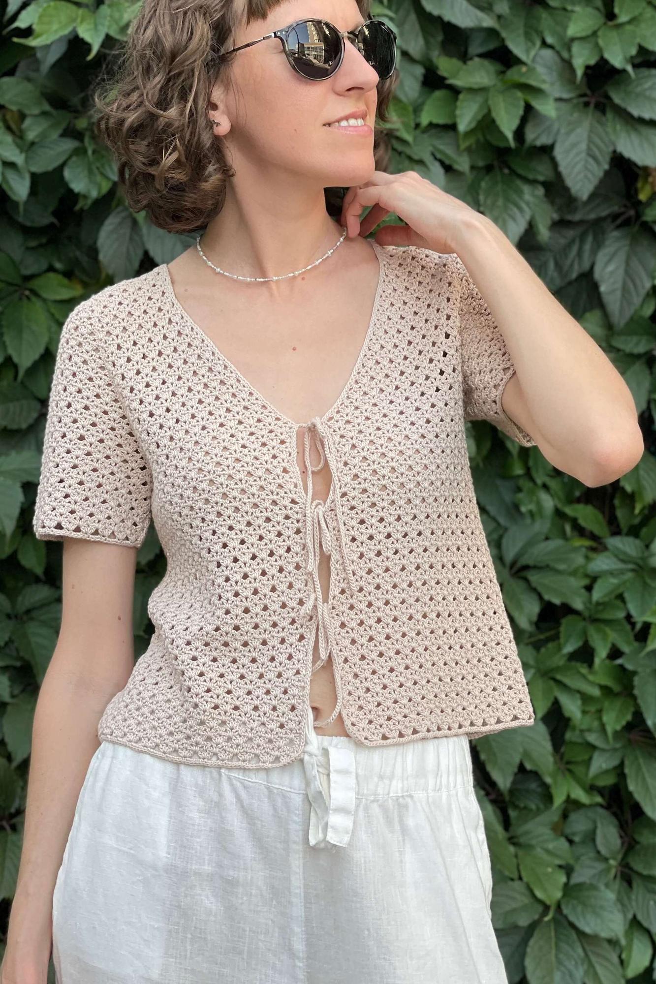 МК "Блуза Моника" крючком