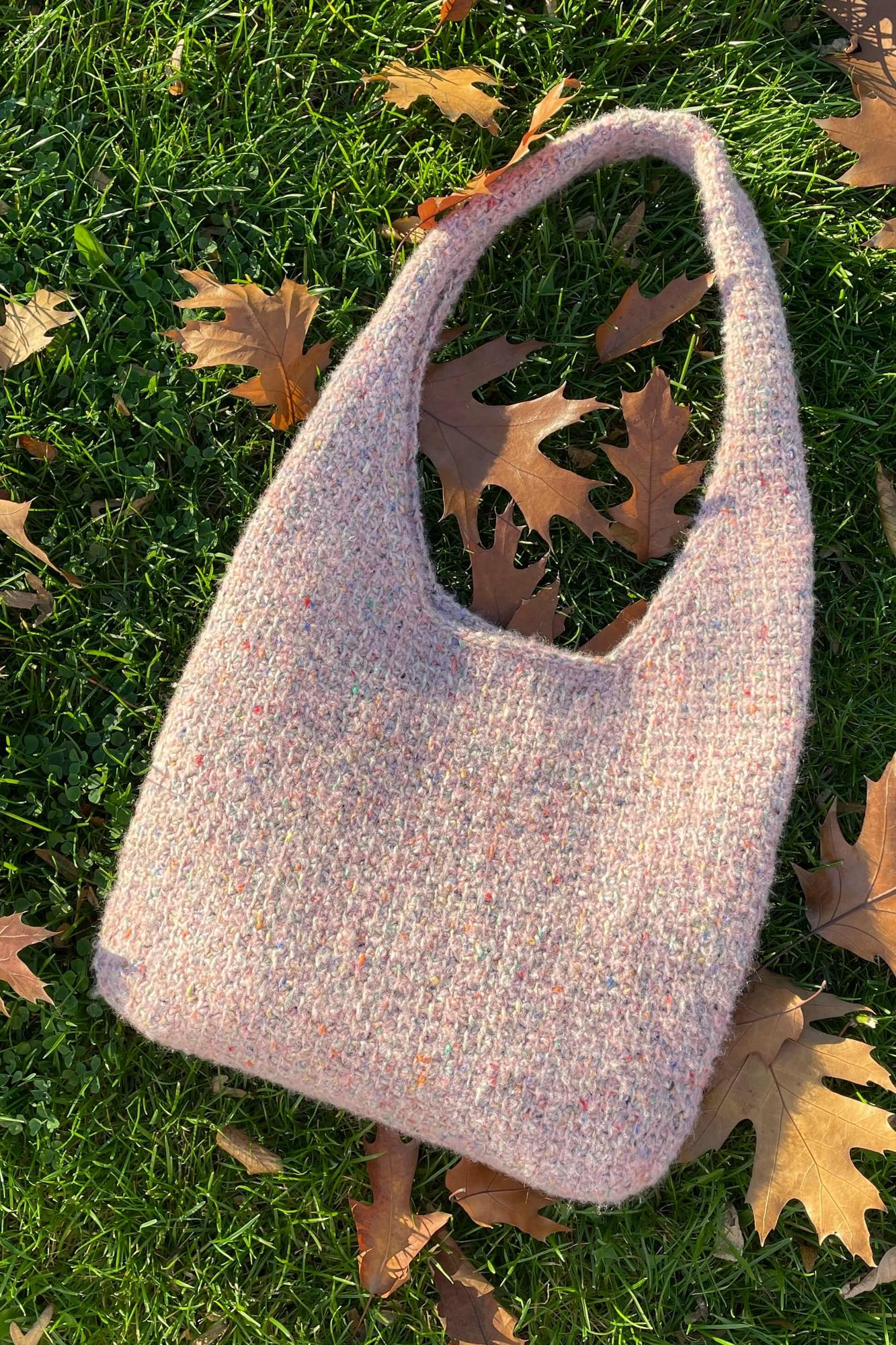 МК "Сумка Хобо" тунисским крючком