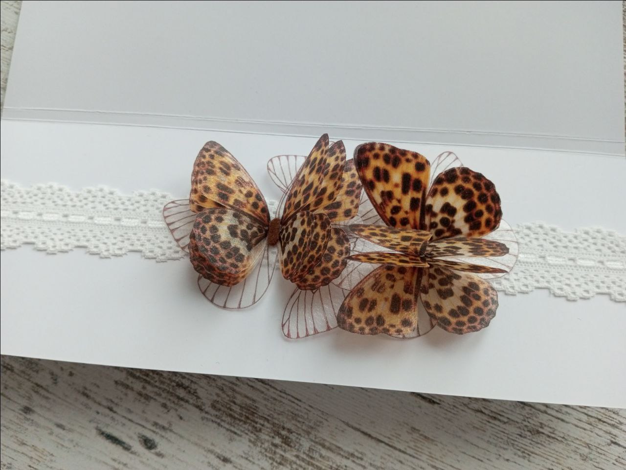 Повязка для волос Леопардовая