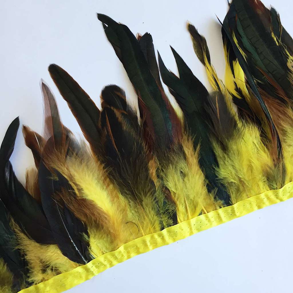 Перья Петуха 17-20 см Желтый