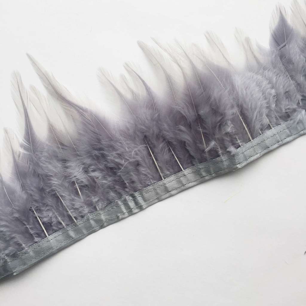 Перья Петуха 10-13 см Серый