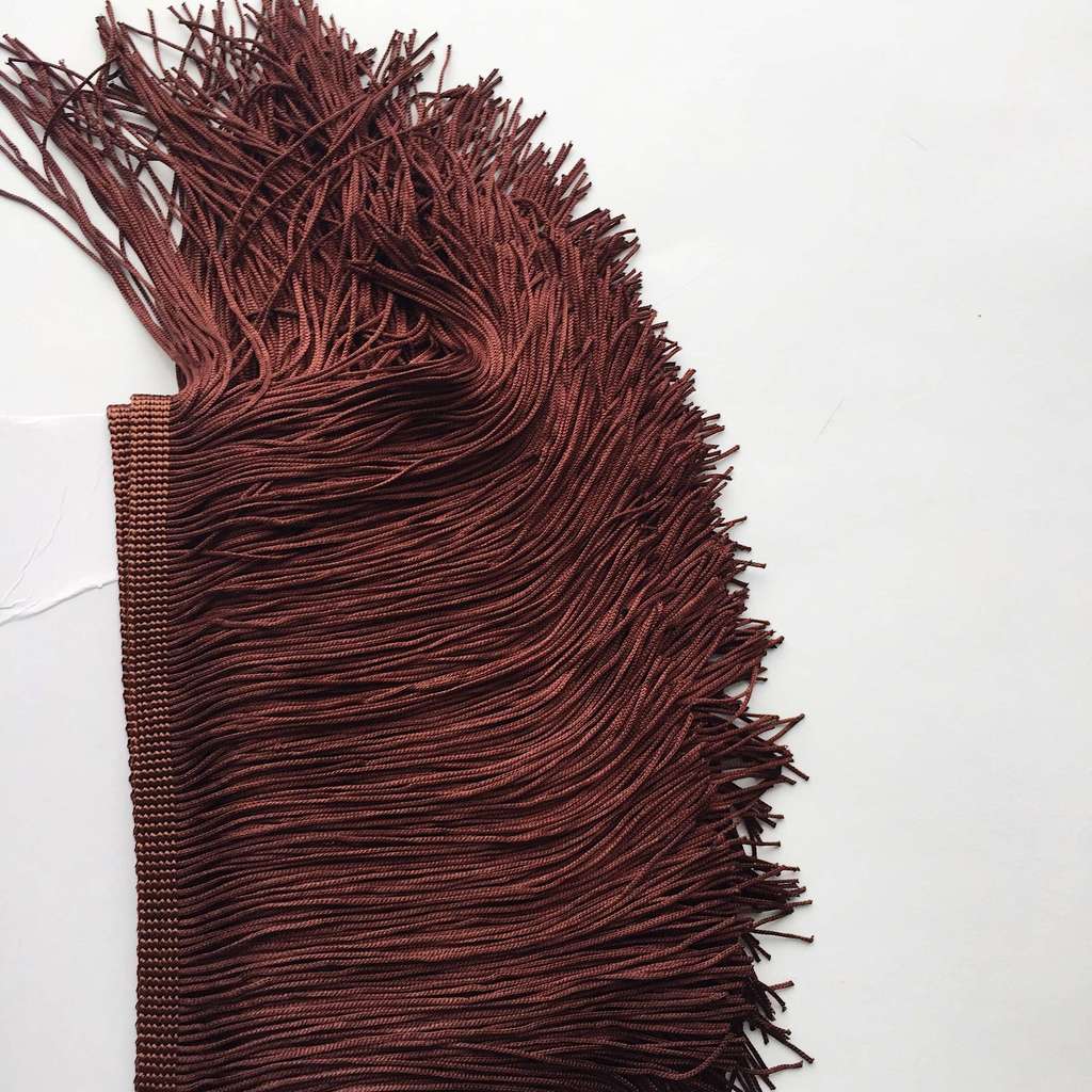 Бахрома 15 см Одинарная Шоколад