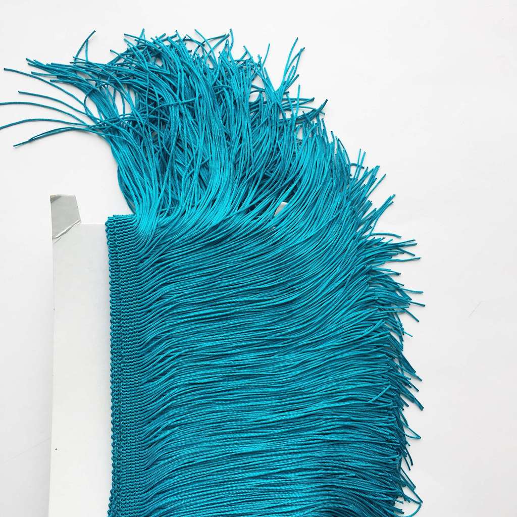 Бахрома 15 см Одинарная Темно-бирюзовый