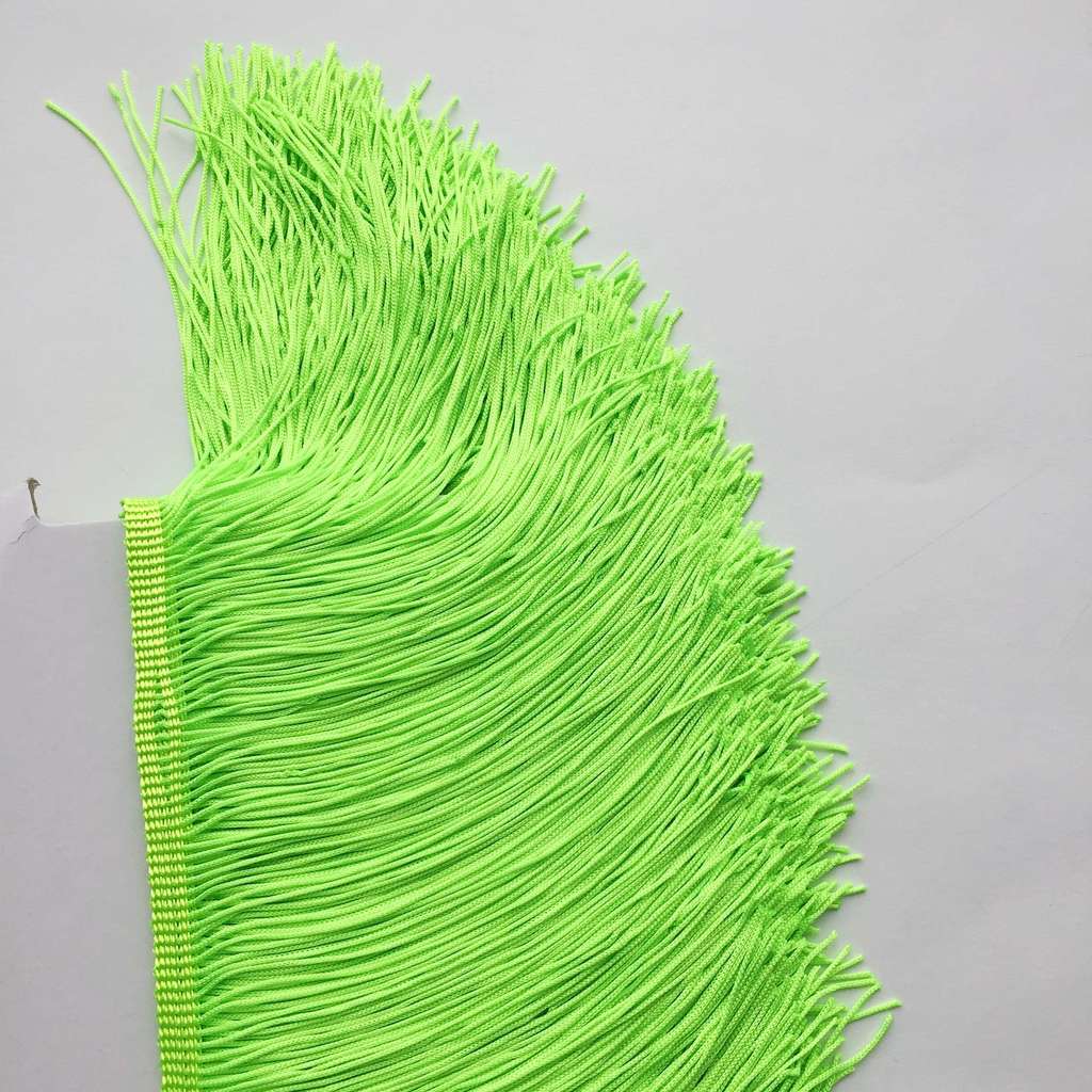 Бахрома 15 см Одинарная Флуоресцентный зеленый