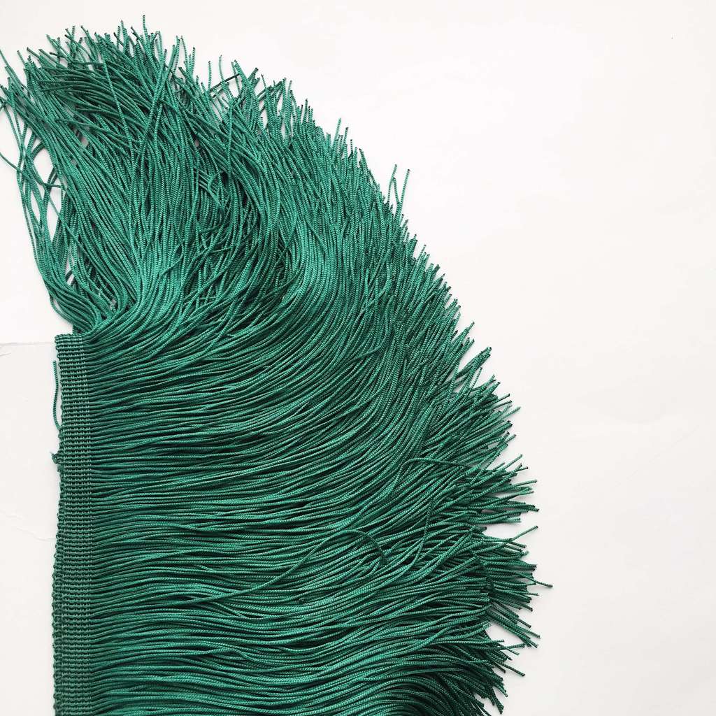 Бахрома 15 см Одинарная Изумруд