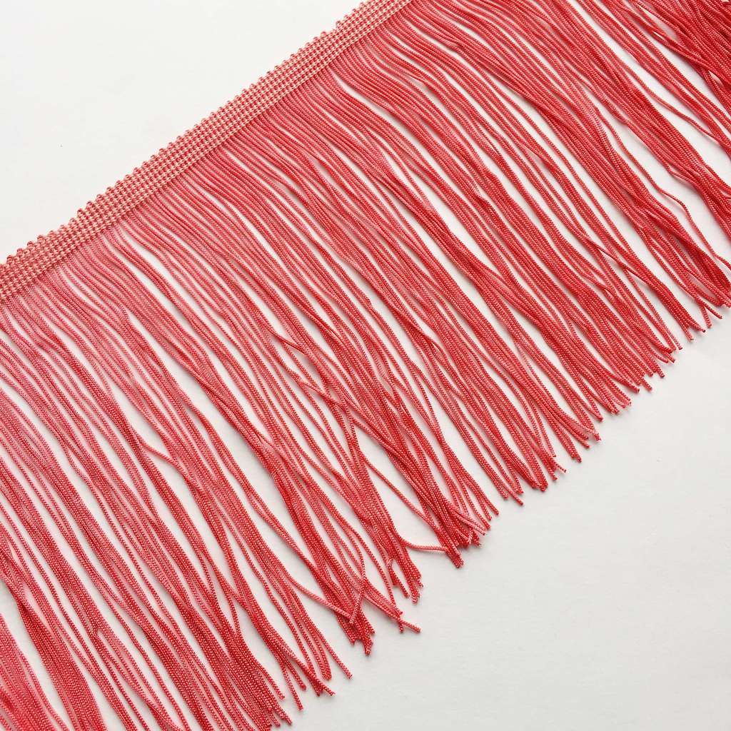 Бахрома 15 см Одинарная Коралловый