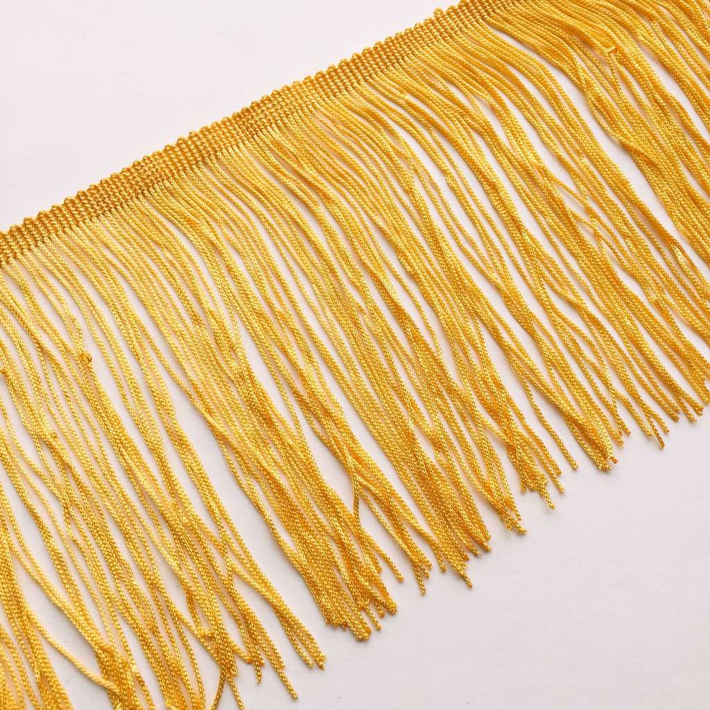 Бахрома 15 см Одинарная Желтое Золото