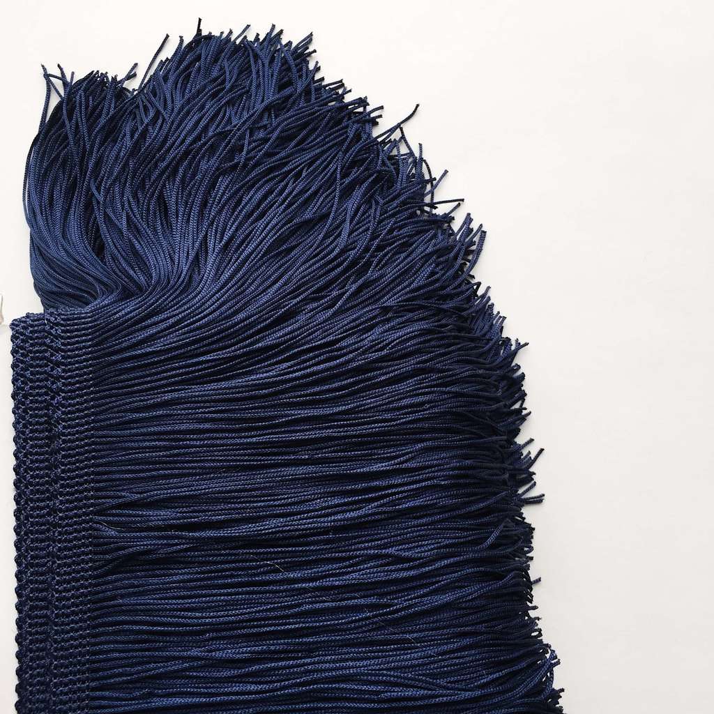 Бахрома 15 см Одинарная Темный-Синий