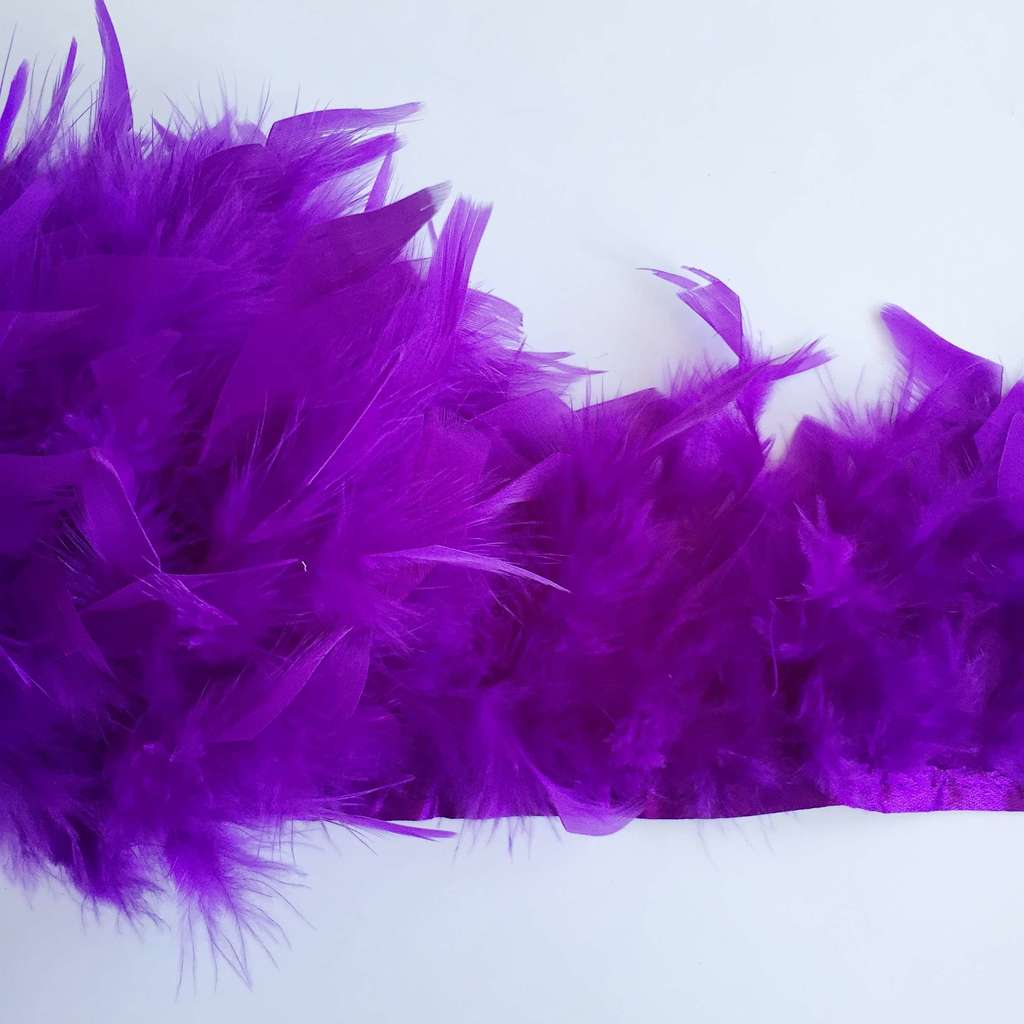 Перья Индейки Фиолетовый