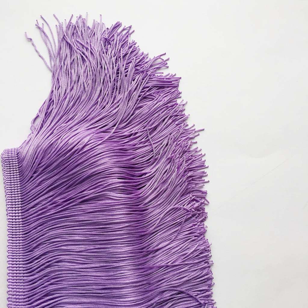 Бахрома 15 см Двойная Сиреневый