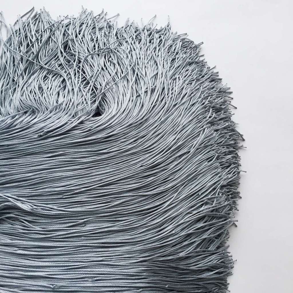 Бахрома 20 см Двойная Серый