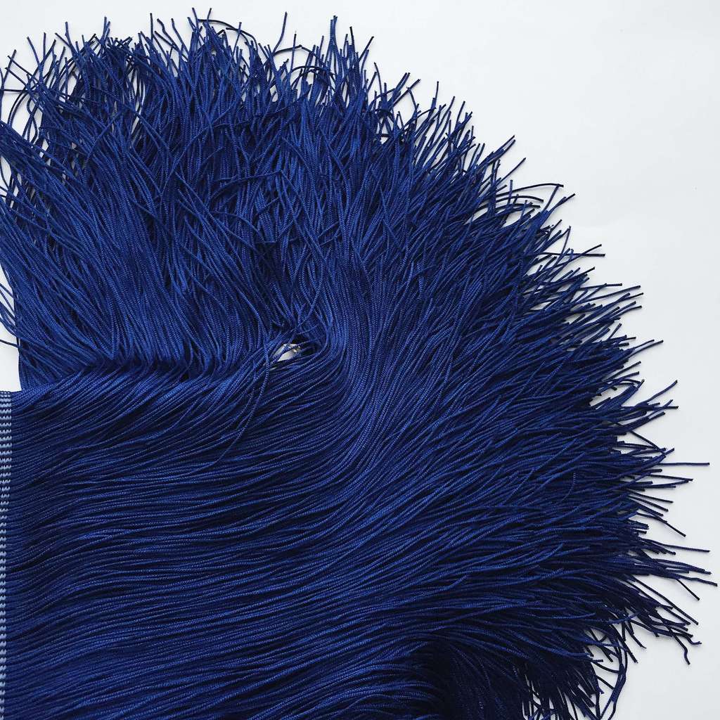 Бахрома 20 см Двойная Темно-Синий