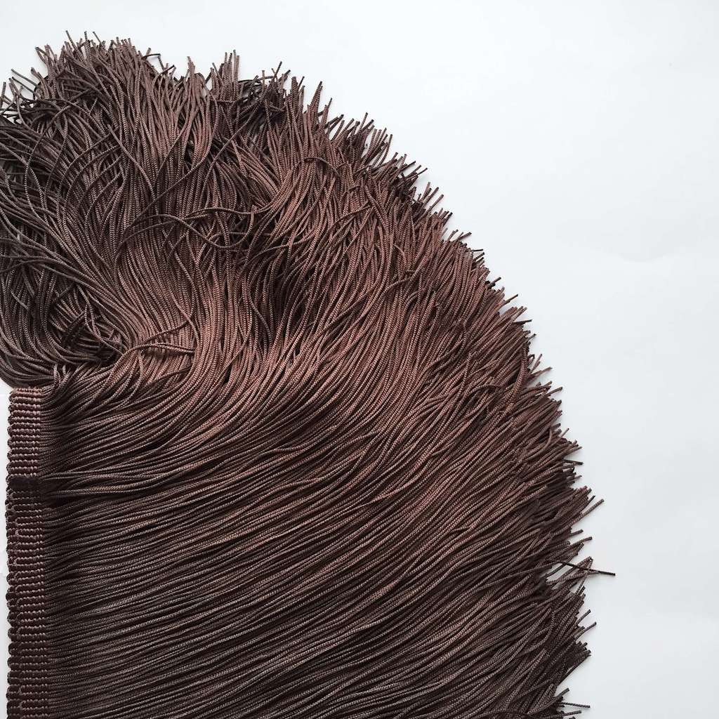 Бахрома 20 см Двойная Шоколад