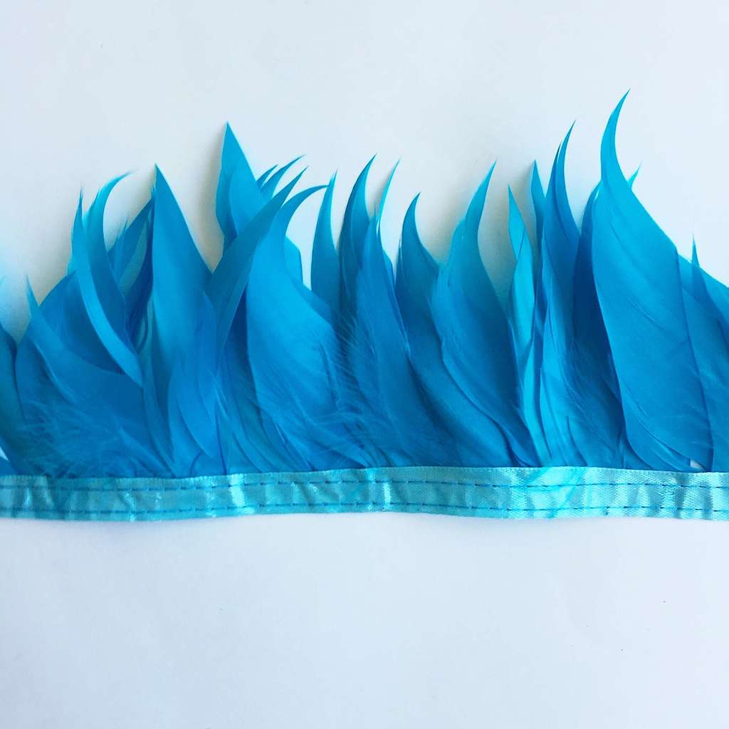 Перья Гуся Голубой