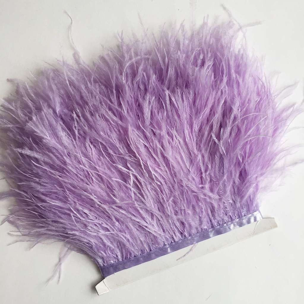 Перья Страуса 11-15 см №021 Сиреневый