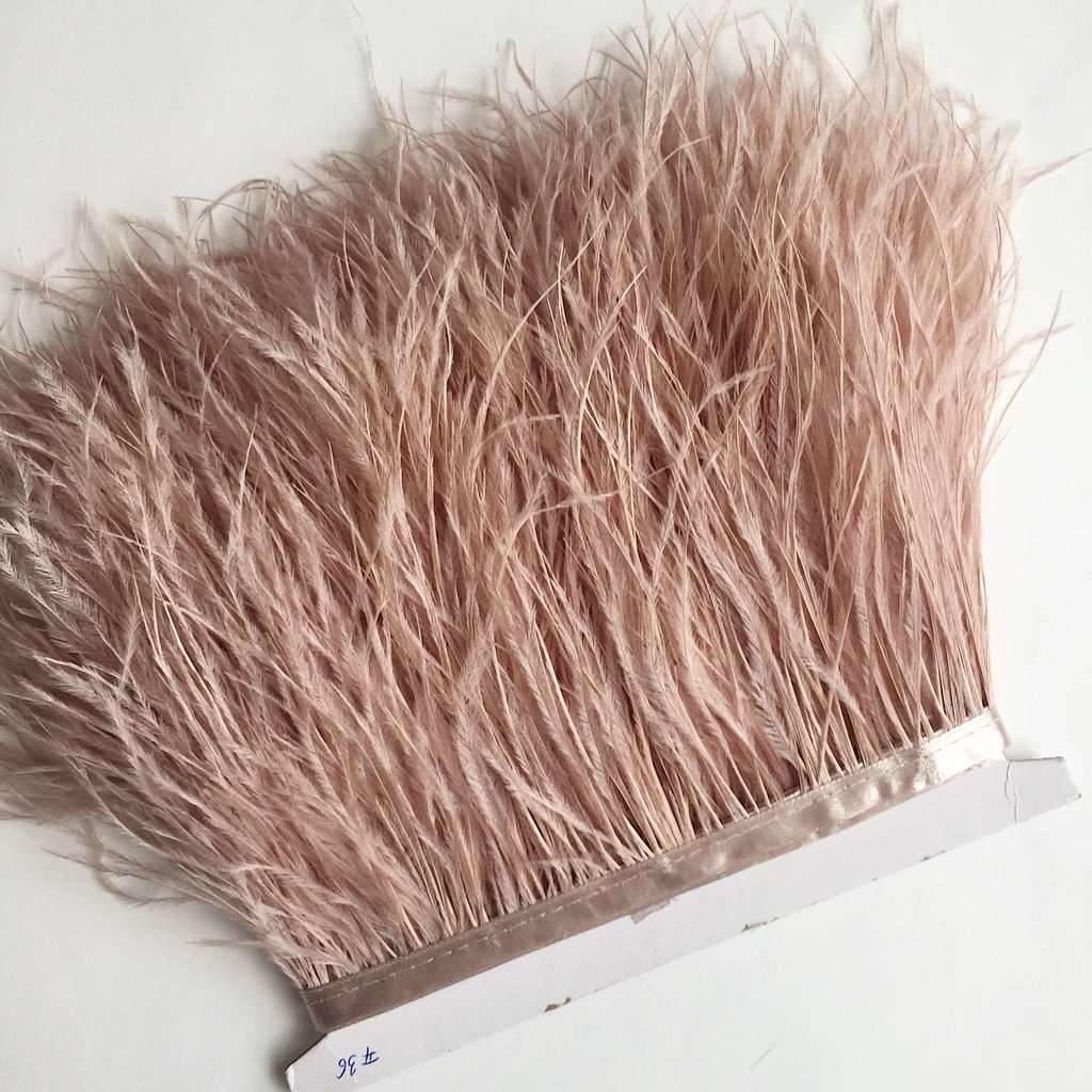 Перья Страуса 11-15 см №036 Тауп