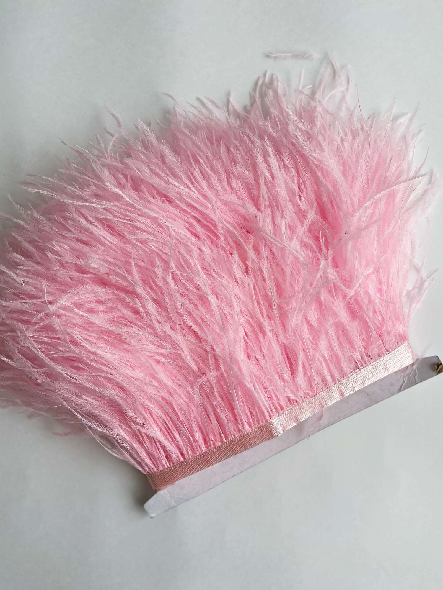 Перья страуса 11-15 см №024 Розовый