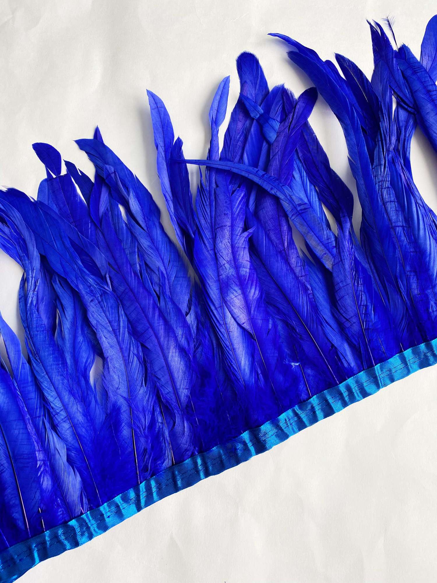 Перья Петуха 25-30 см Синий