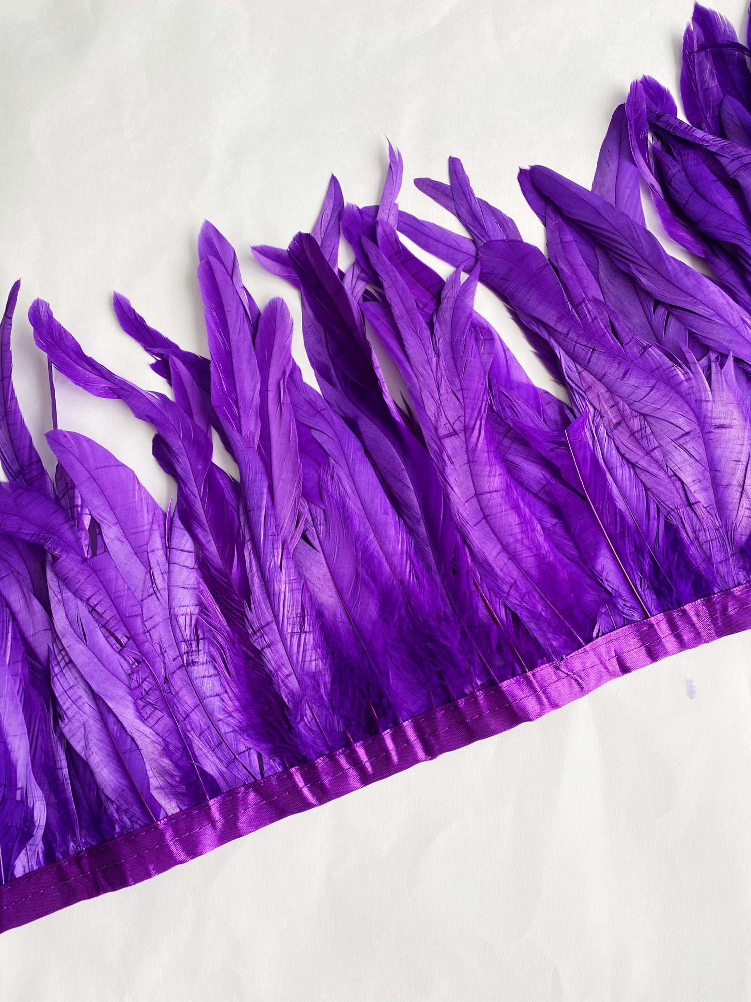 Перья Петуха 25-30 см Фиолетовый