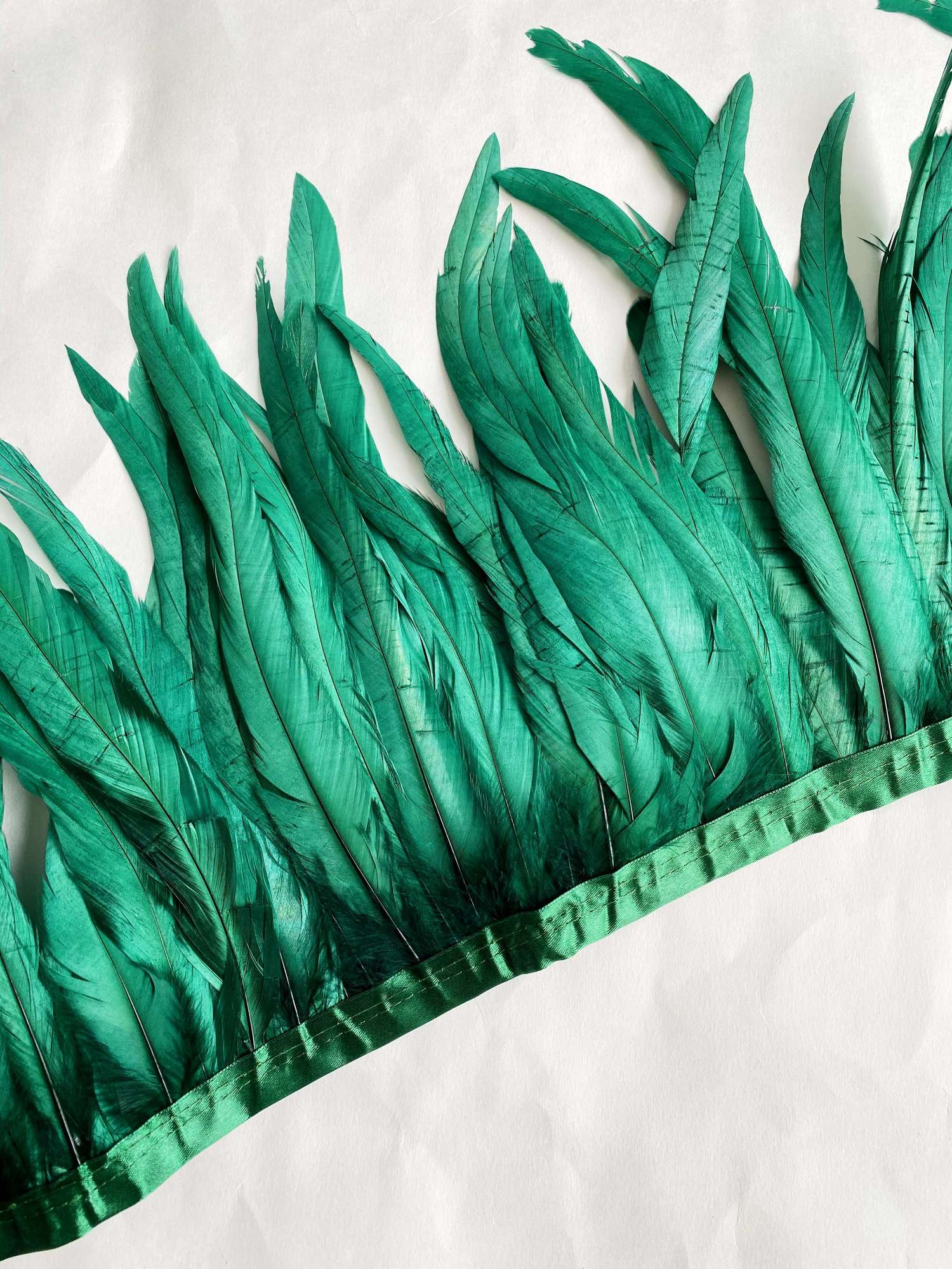 Перья Петуха 25-30 см Изумрудный