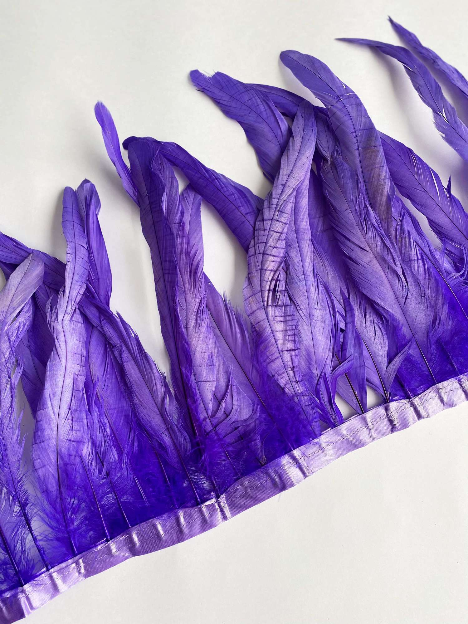 Перья Петуха 25-30 см Сиреневый