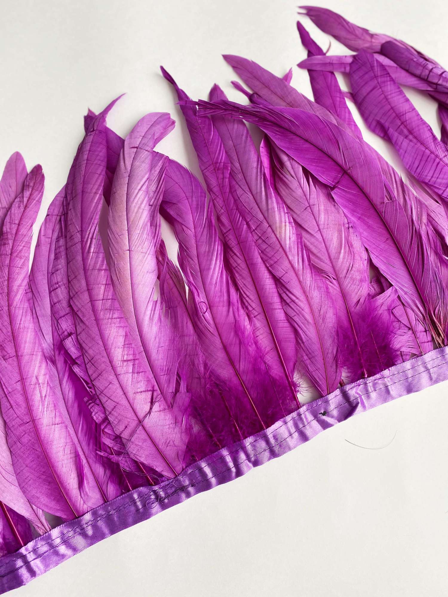 Перья Петуха 25-30 см Баклаж