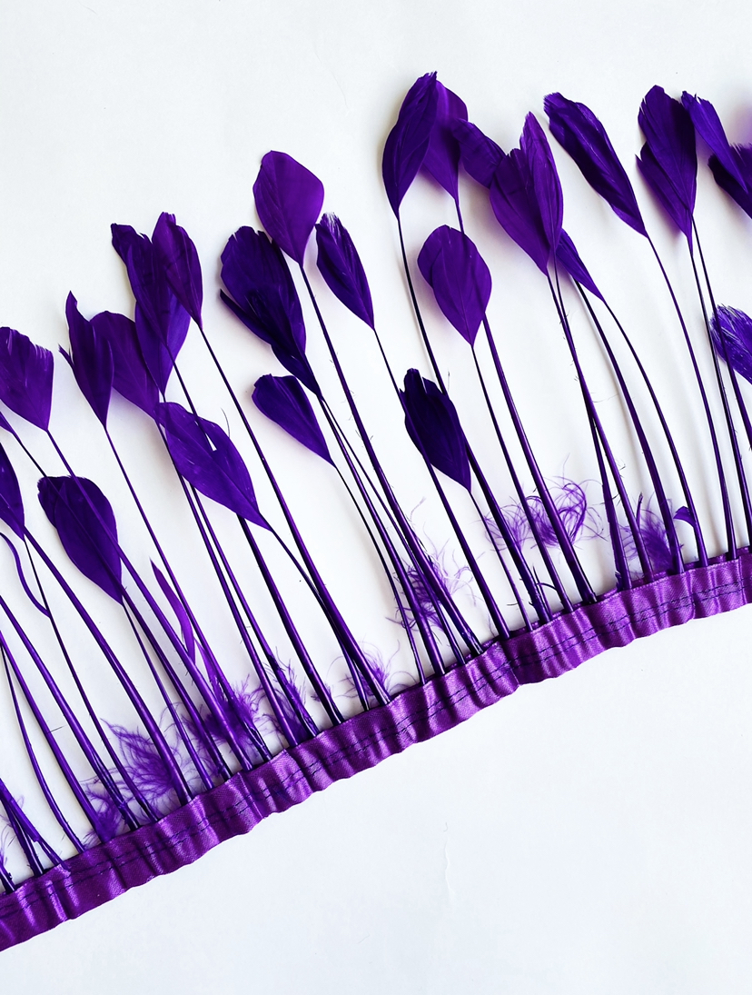 Перья на ножке Фиолетовый