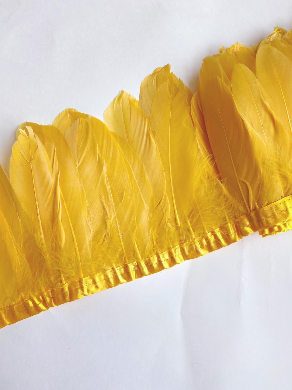 Перья Гуся Золотисто-Желтый