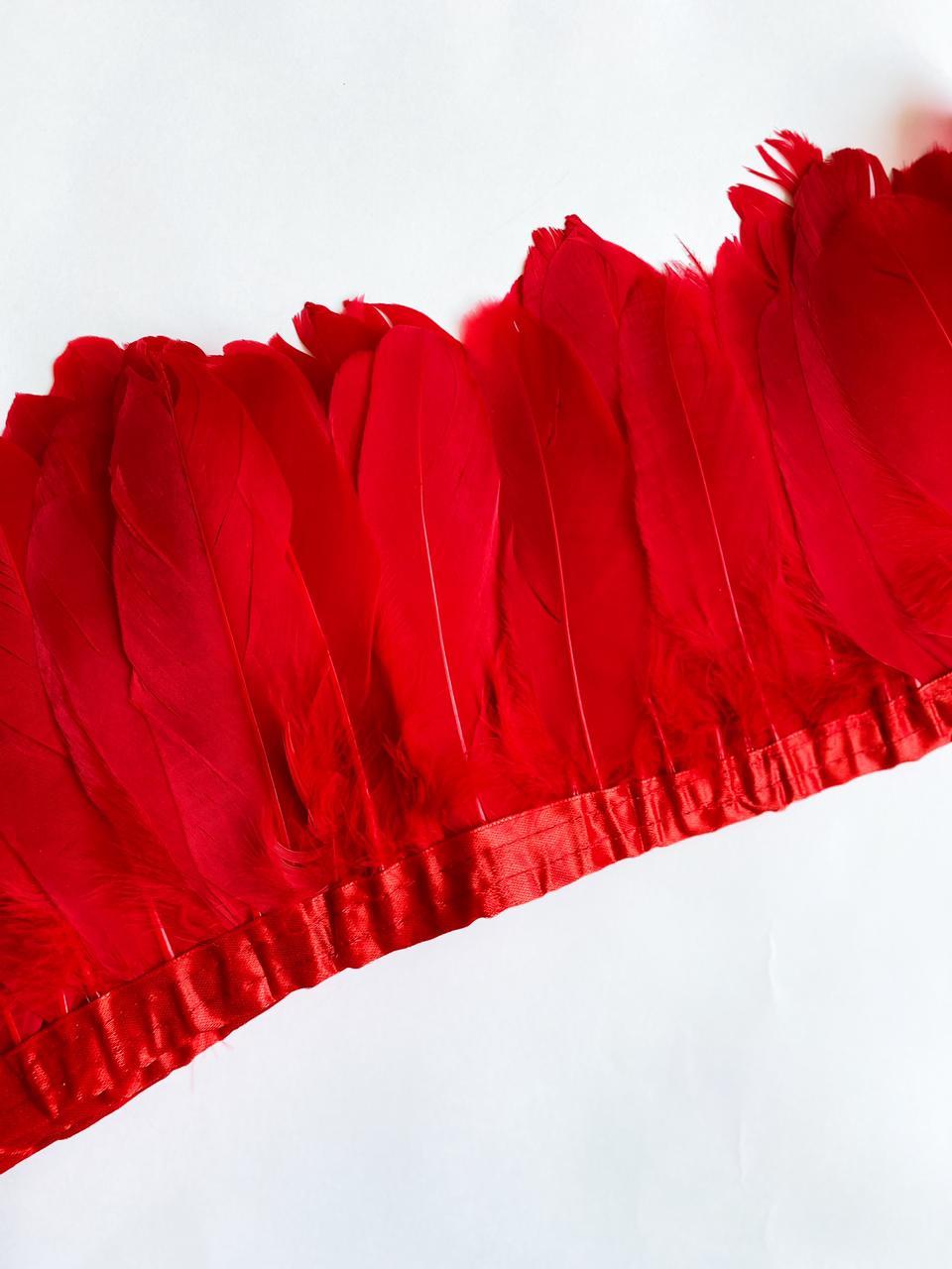 Перья Гуся Алый