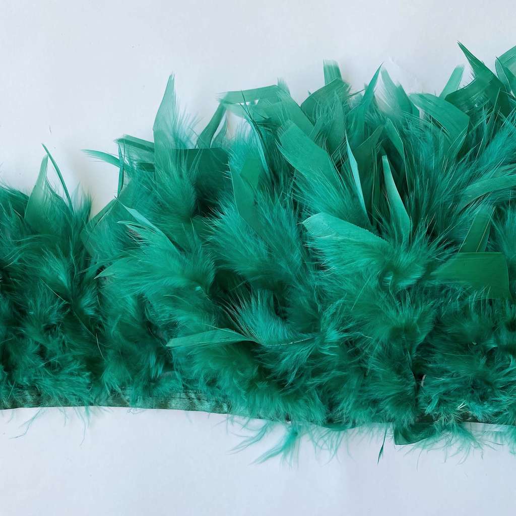 Перья Индейки Изумрудный