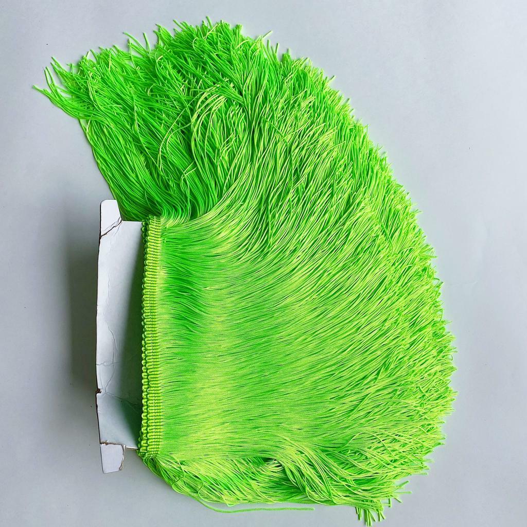 Бахрома 20 см Двойная Флуоресцентный зеленый