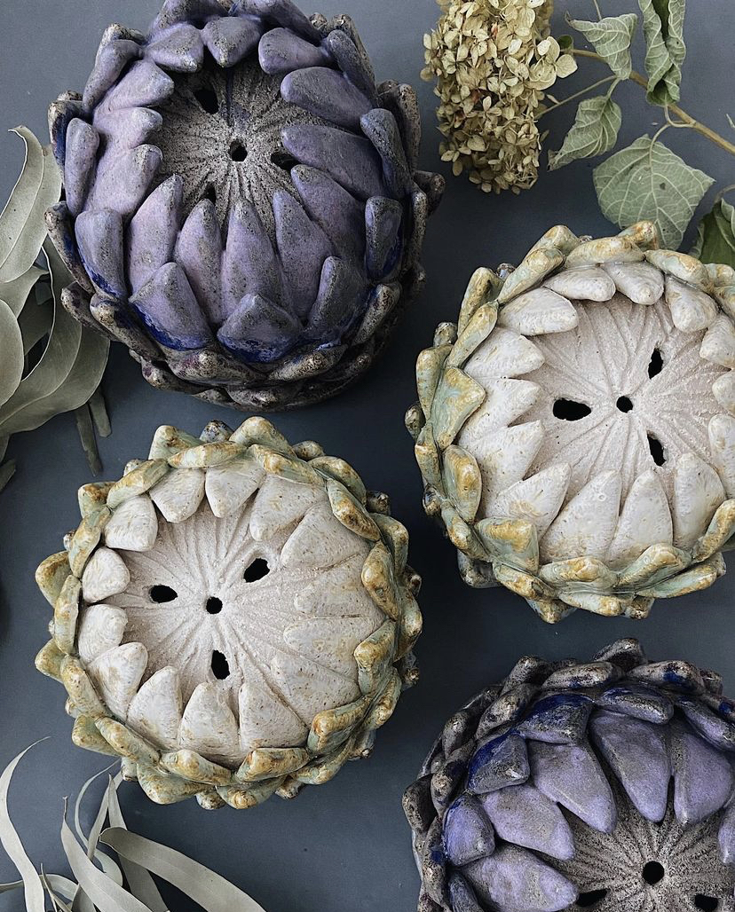 Артишок из белого шамота