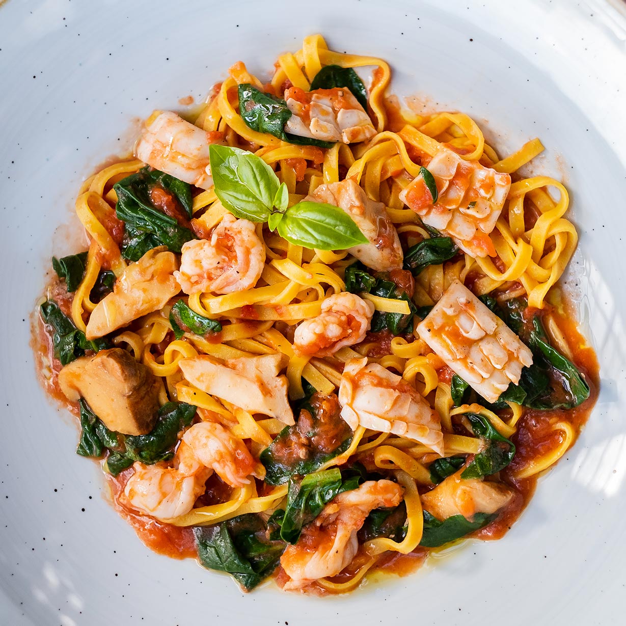 Таглиателе с морепродуктами