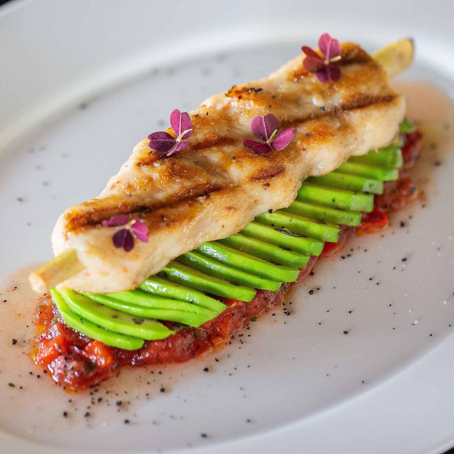 Люля кебаб из черноморской барабули и судака