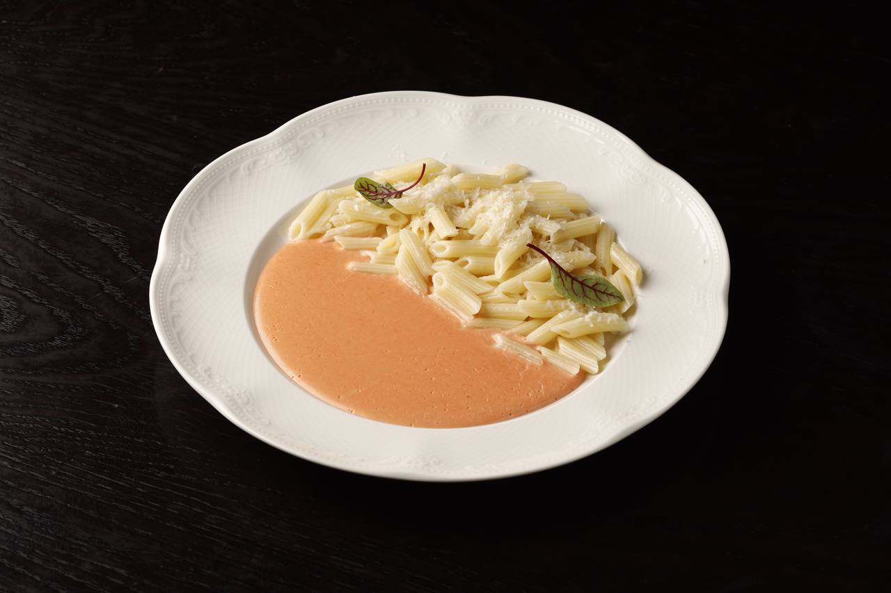 Пенне с сырным соусом