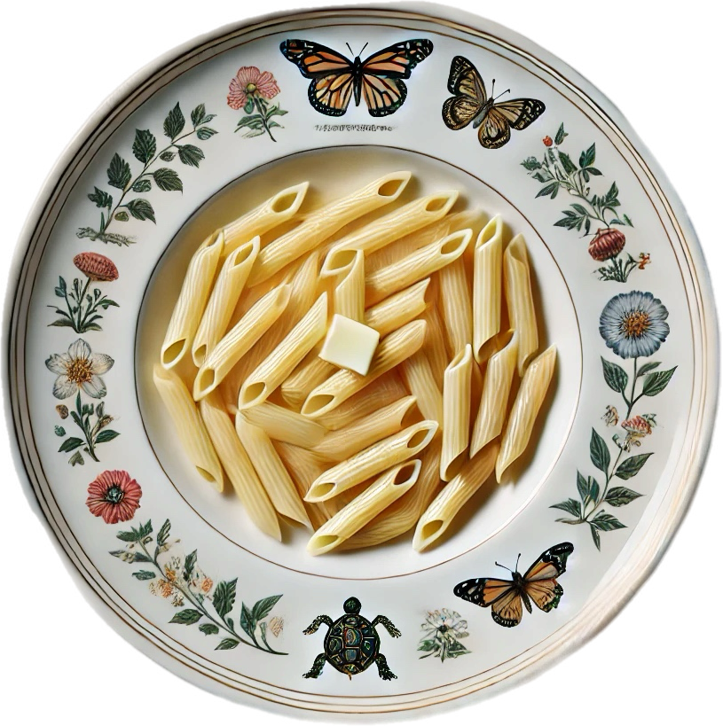 Пенне с маслом