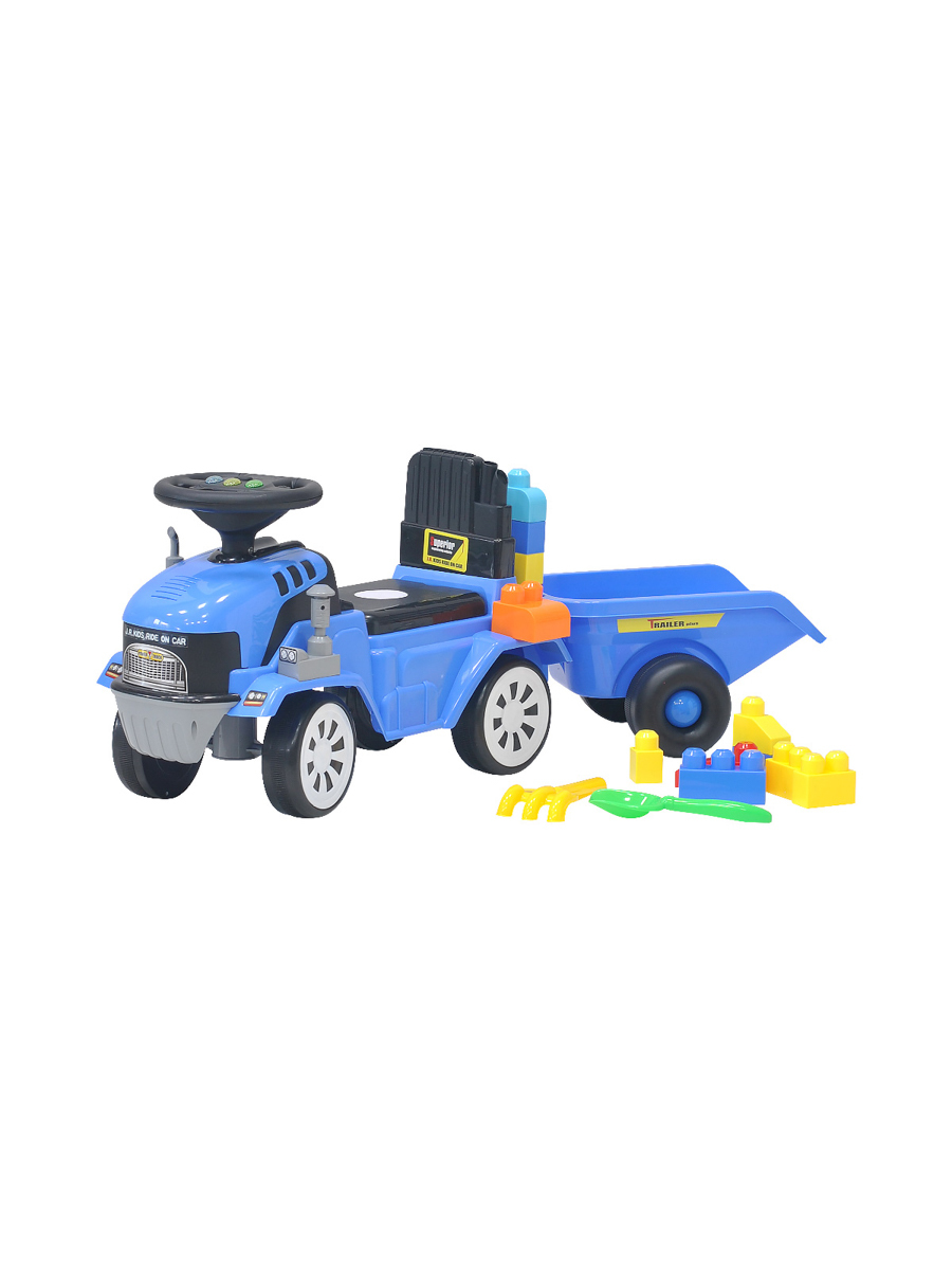 Каталка Everflo Builder Truck Ec-917T с прицепом