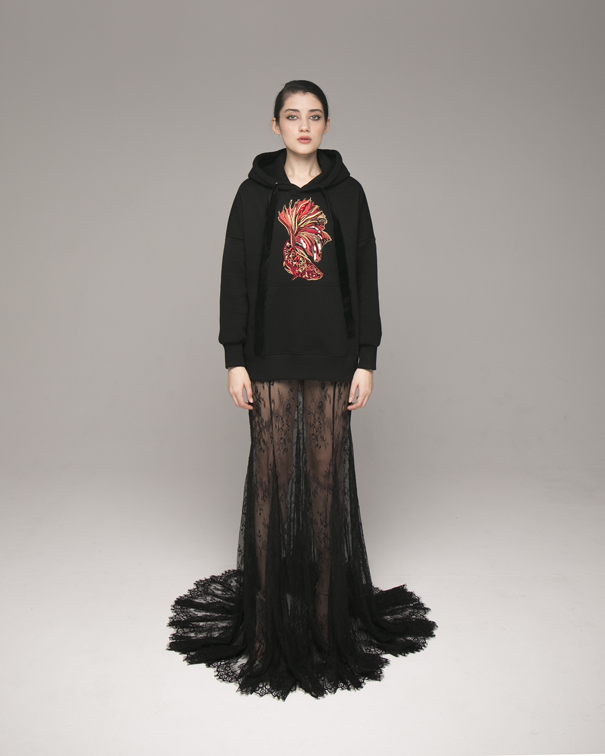 Юбка-годэ из кружева