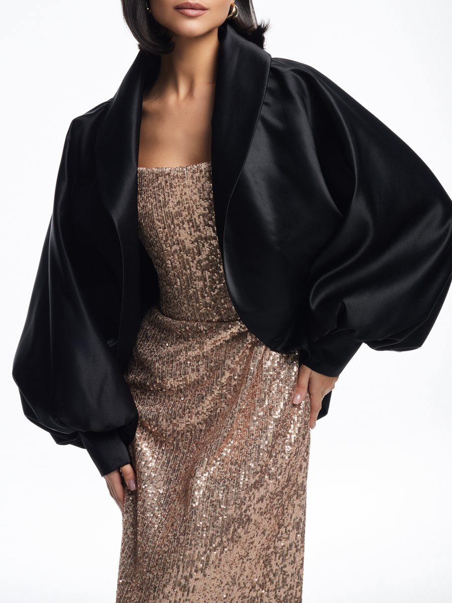 Вечерняя накидка-бомбер Натали