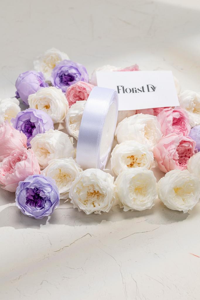 Атлас - 2 см - Белый (25м)