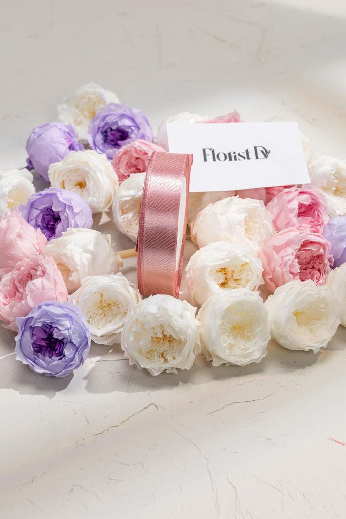 Атлас - 2 см - Пыльно-розовый (25м)