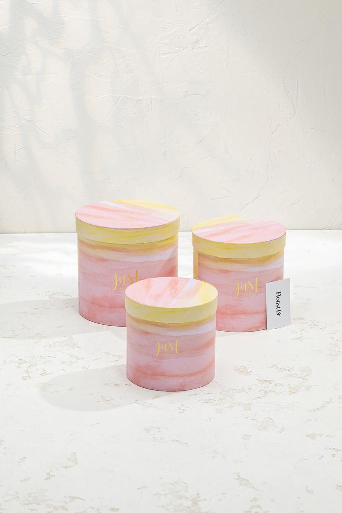 Набор шляпных коробок "Рассвет у моря"