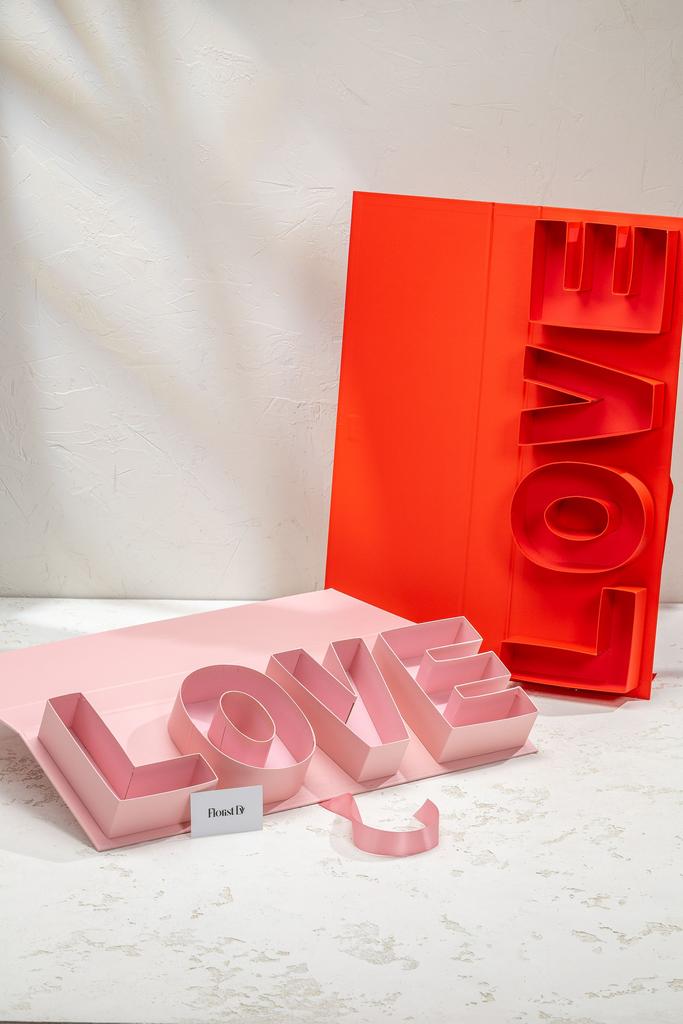 Бокс буквы 'LOVE' 65 см плотная крышка