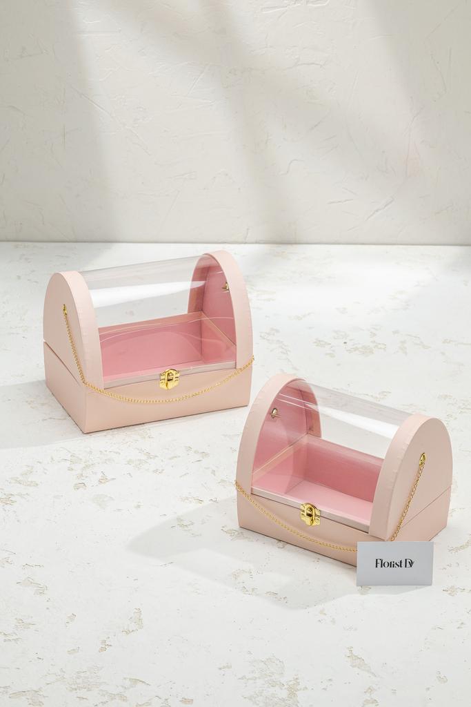 Набор боксов 'Шкатулка' с прозрачной крышкой