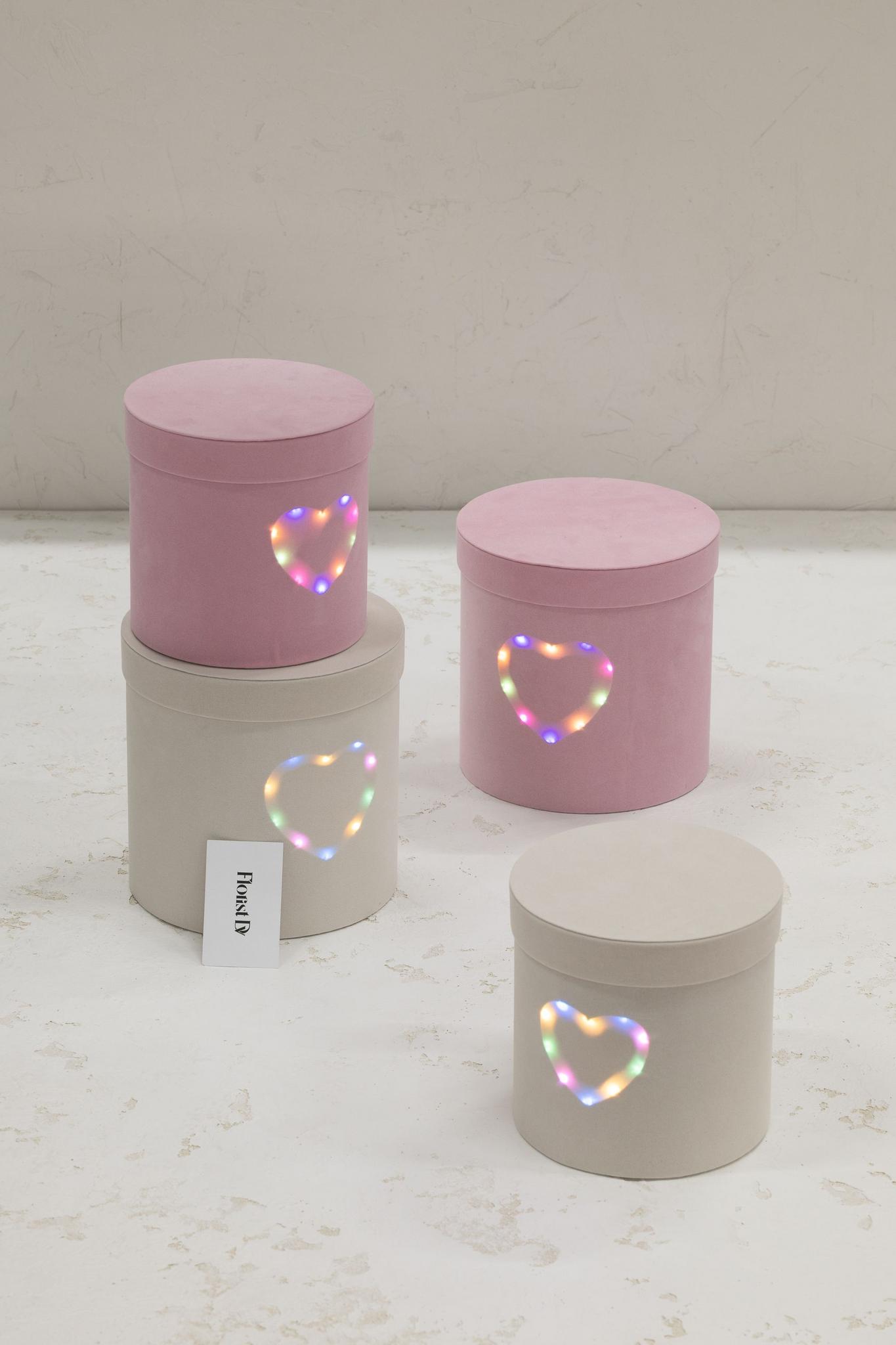Набор бархатных коробочек 'Light Heart'