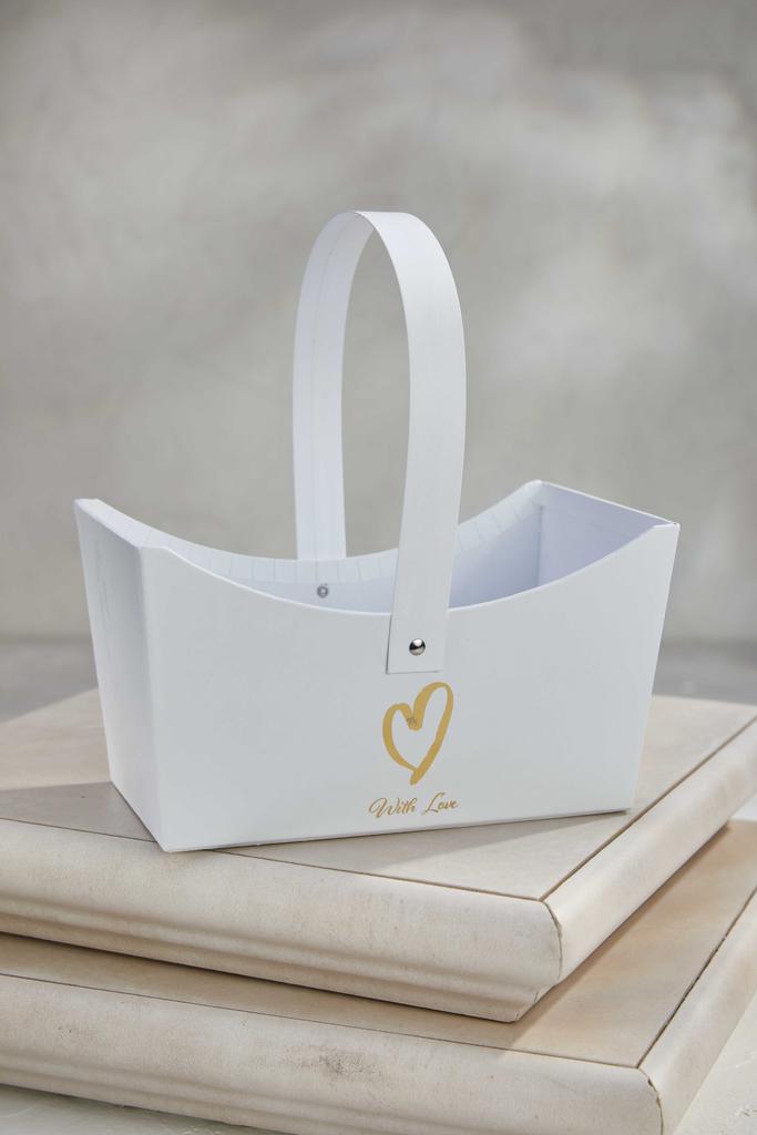 Лукошко прямоугольное "With Love"