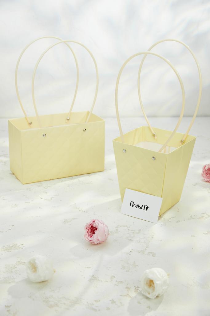 Сумочки Стеганые - Сливочные