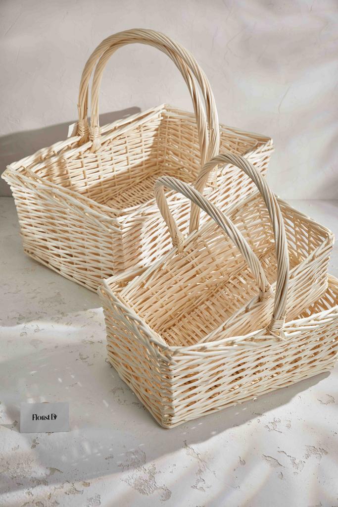 Набор квадратных корзин (4шт.) - ГИГАНТ- Молочные