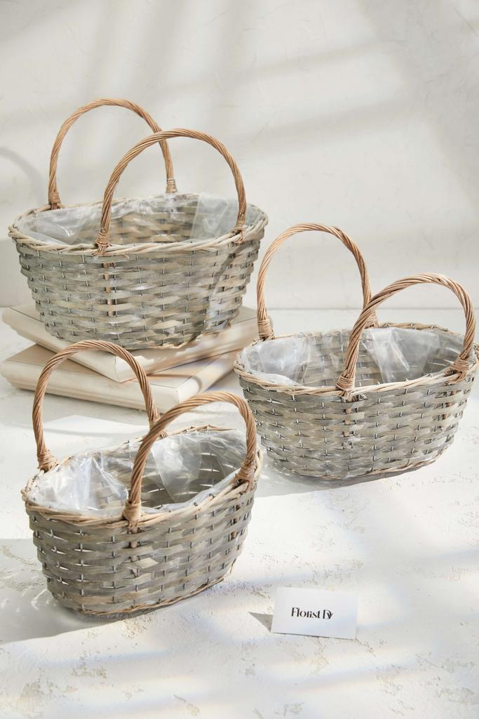 Набор плетенных сумочек - Ива